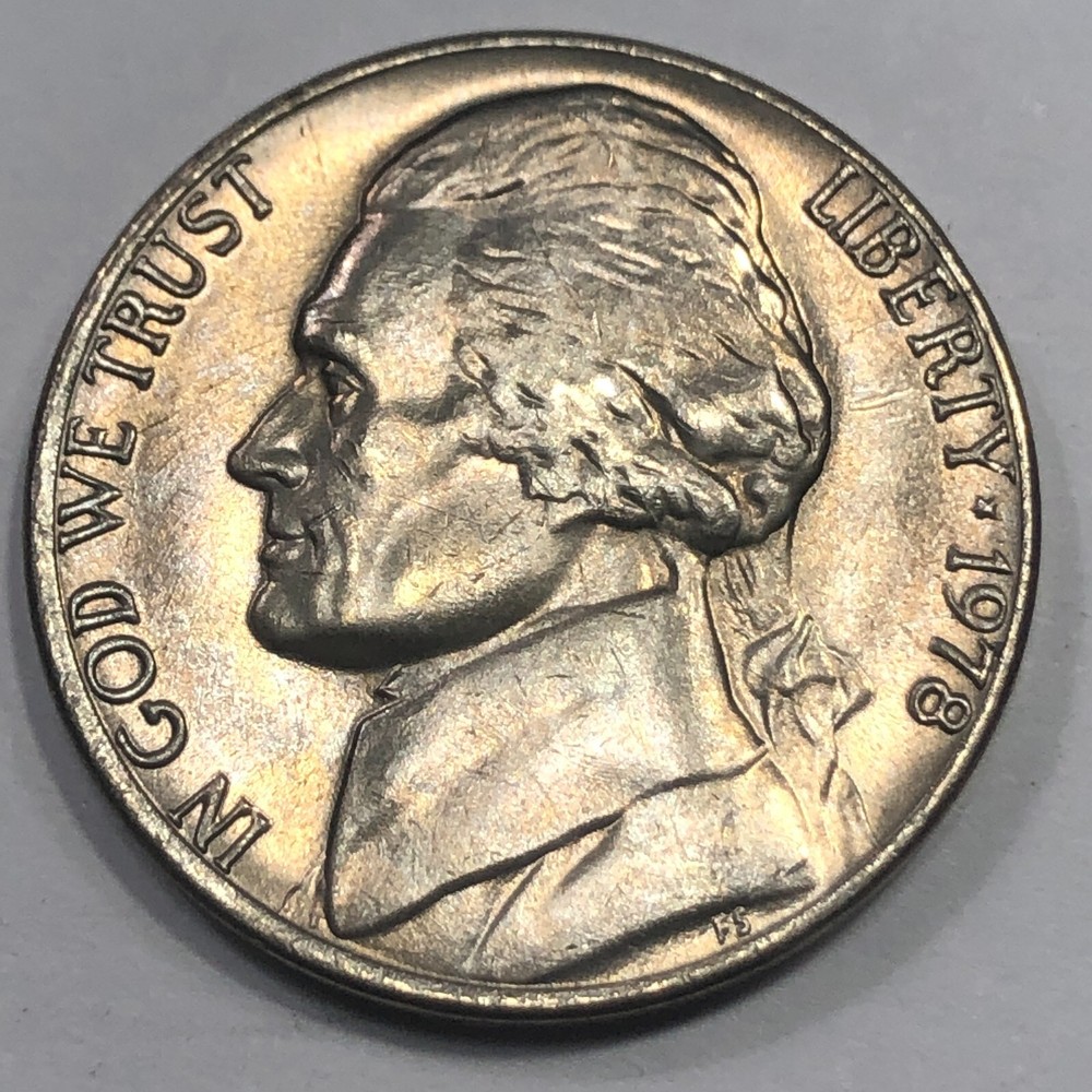 1978 P&D Set - Jefferson 5 cent - Uncirculated