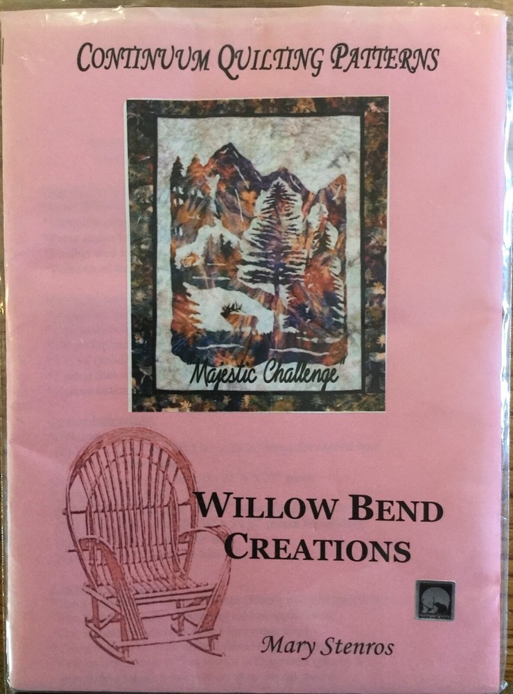 Raw edge appliqué Majestic Challenge elk pattern