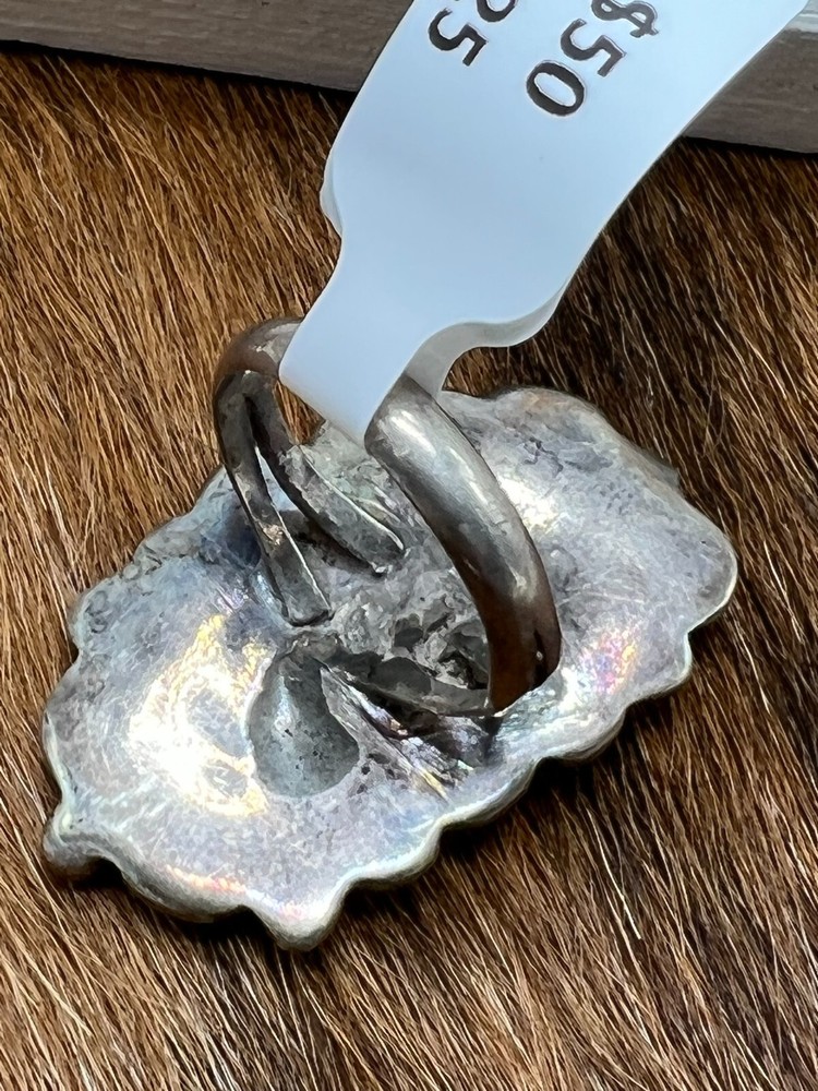TURQUOISE ~ STERLING ~ RING (6.25)