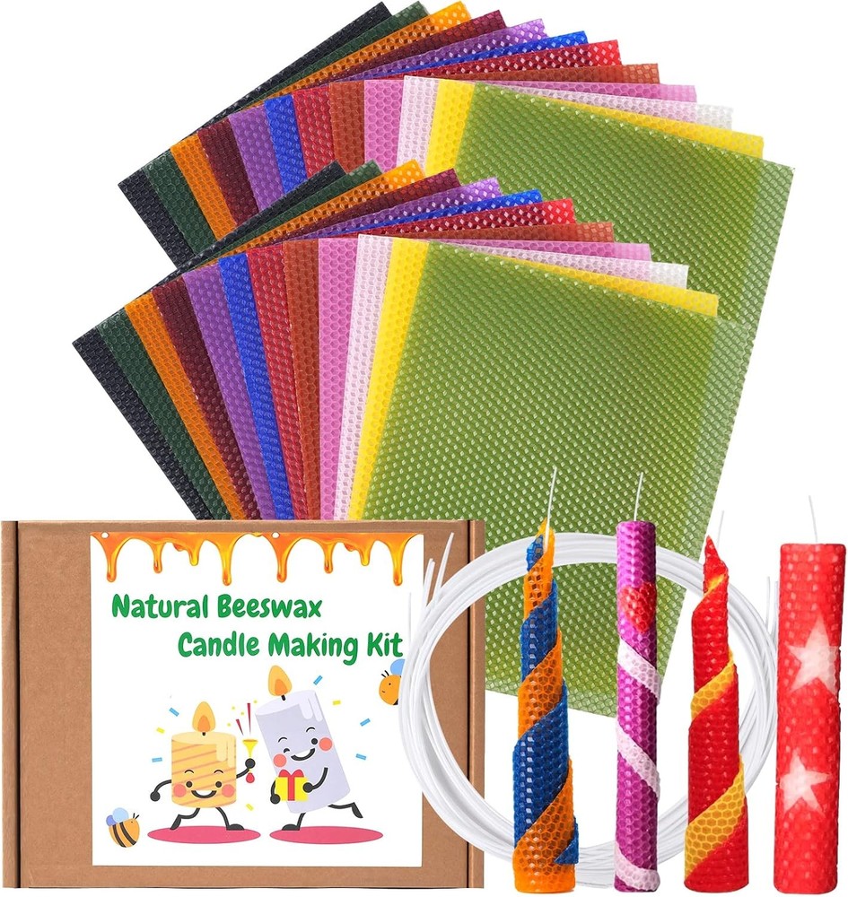24 Pack 10x8 Inch Beeswax Sheets Experience 24