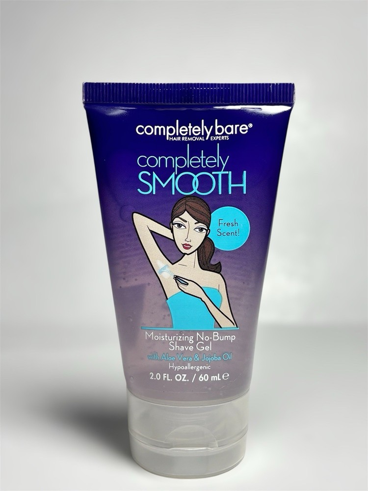 X4 Completely Bare Completely Smooth Moisturizing No-Bump Shave Gel ~ 2.0 Fl.Oz.