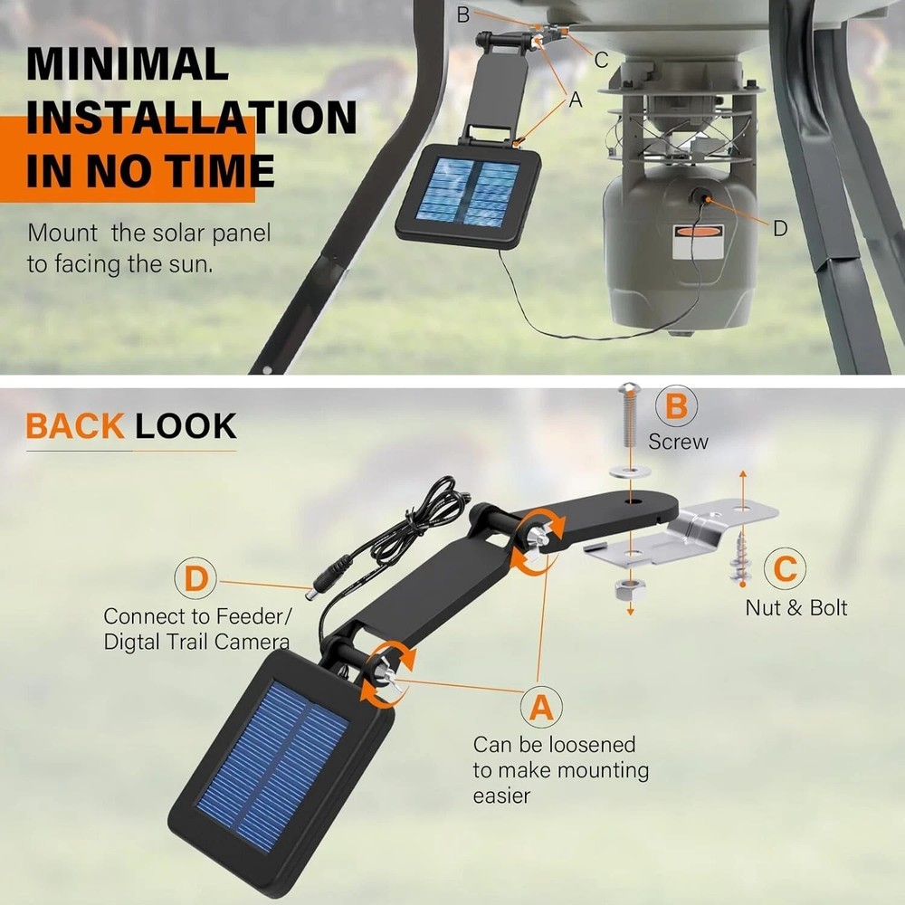 Moultrie 6-volt Deluxe Solar Panel.