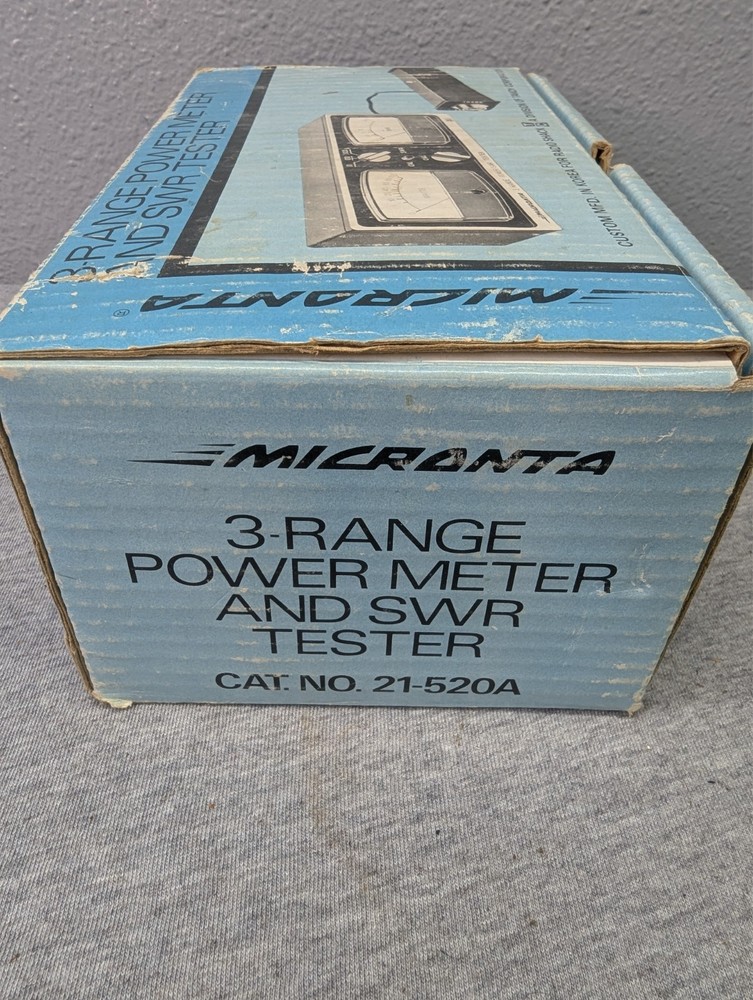 Micronta 21-520A 3 Range Power and SWR Meter - Tested and Working