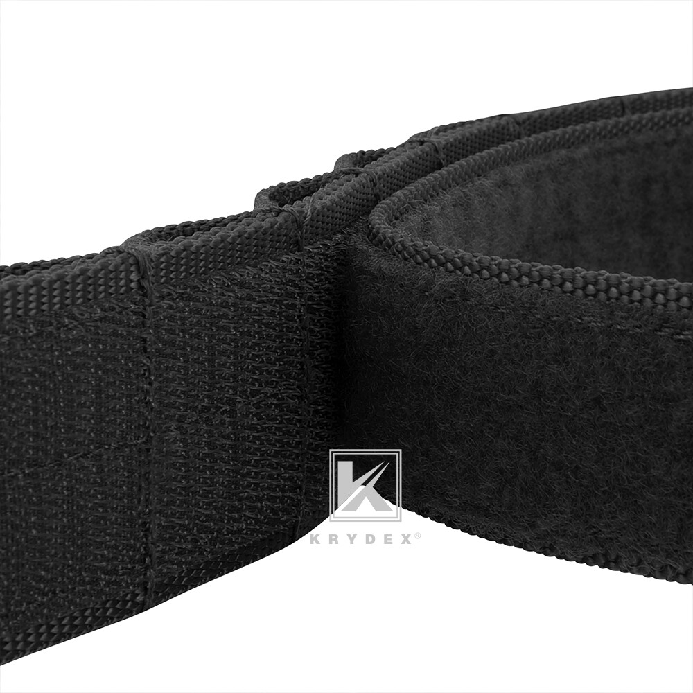 KRYDEX Tactical Base Belt Under Loop Inner Belt Concealed Carry 30"-49" Black