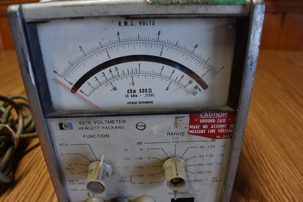 HP  Voltmeter 427A  Tested