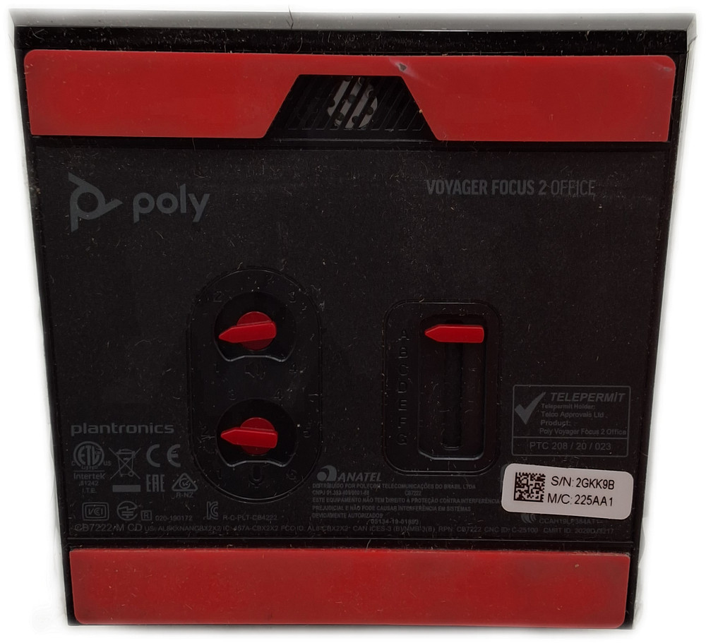 Poly Voyager Focus 2 Office Base Only CB7222-M CD