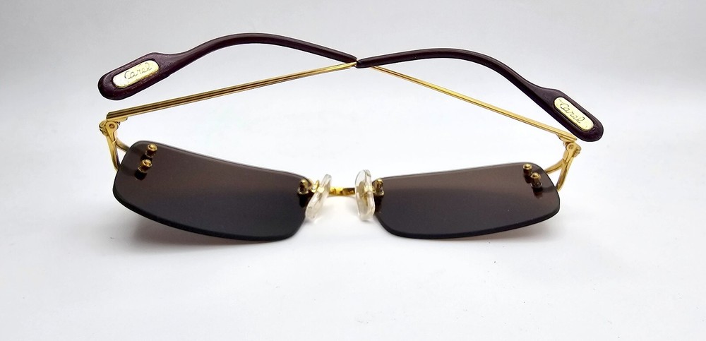 NEW! Authentic Cartier Black/Gold Temple Ends
