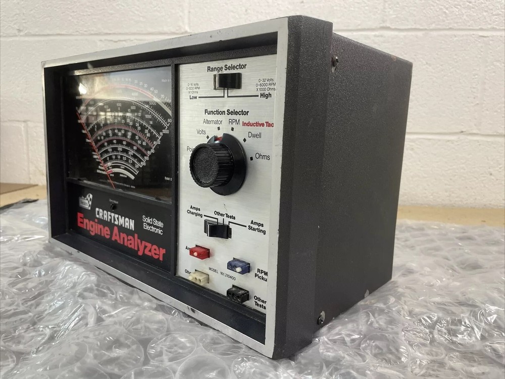 Vintage CRAFTSMAN/SEARS Model 161.210400 Solid State Engine Analyzer*Made In USA