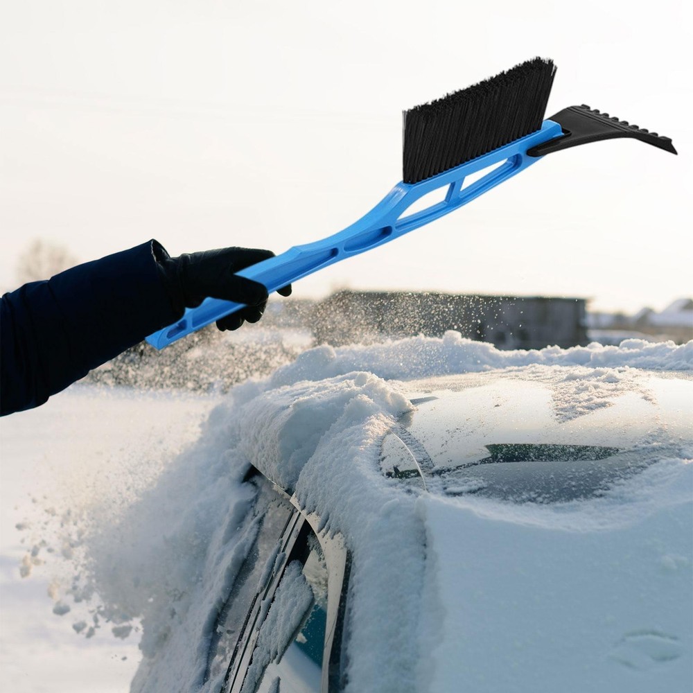 Snow Brush and Ice Scrape Snow Removal Comfortable Handle Lightweight Compact