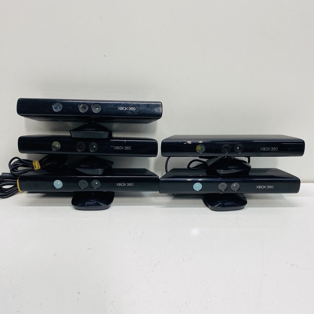 Set of 5 Microsoft Xbox 360 Kinect Sensor Bars- Black