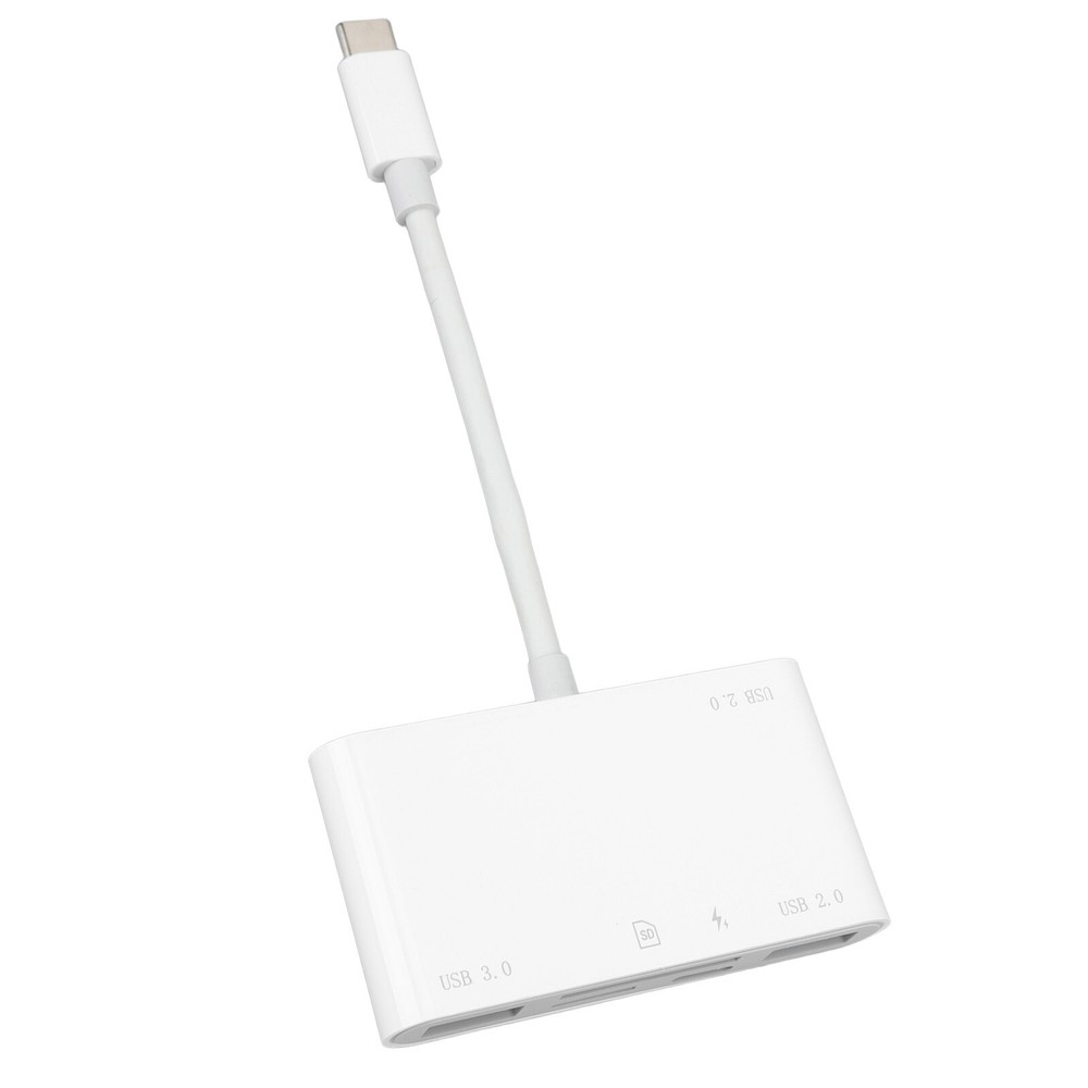 6 in 1 Memory Card Reader Plug and Play High Speed USB C Smart Camera Storage