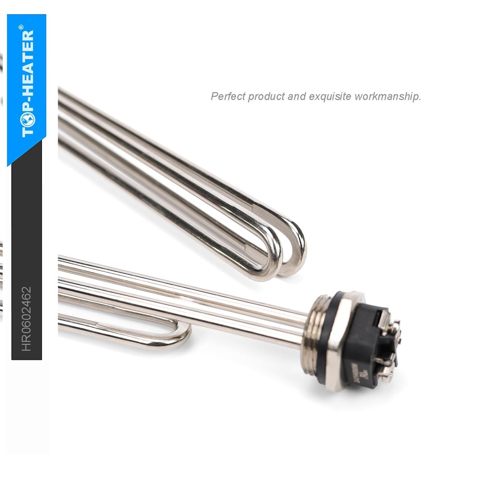 Water Heater Element 4500W,Screw-in,Foldback Type 02582 Silver