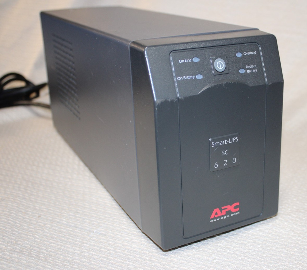 APC Smart-UPS SC620 Backup Battery UPS Tower Untested Needs Battery