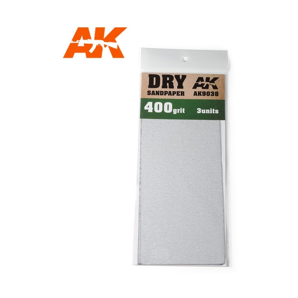 Sandpaper 400 Grit (Dry) New