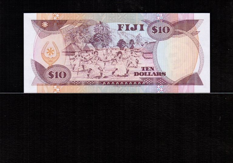 Fiji 10 DOLLARS ND(1992) Gem UNC