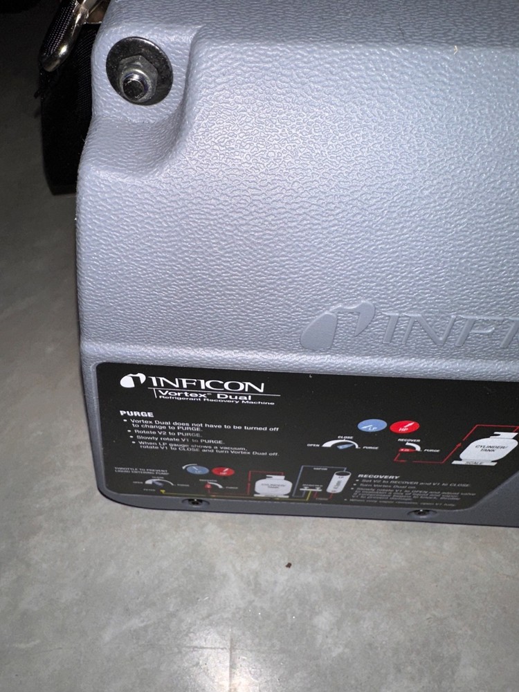 hvac recovery machine never used