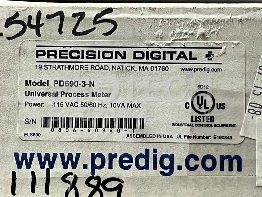 Precision Digital PD690-3-N Universal Process Meter with WARRANTY