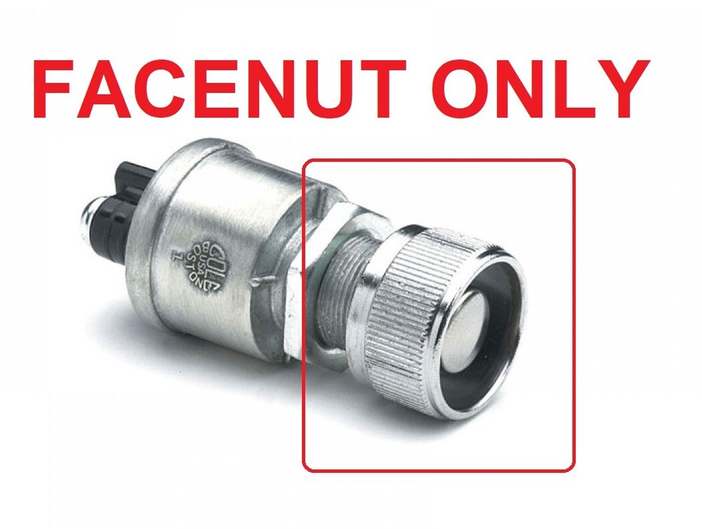 Cole Hersee 8391-A Protected Recessed Plunger Push Button Switch Facenut Only