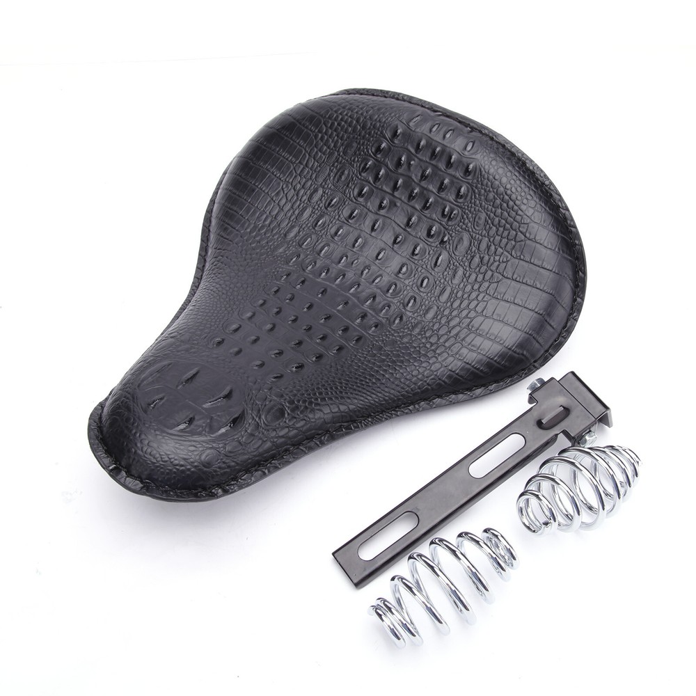 13'' Motorcycle Leather Solo Seat Spring Bracket For Harley Davidson Softail FXS