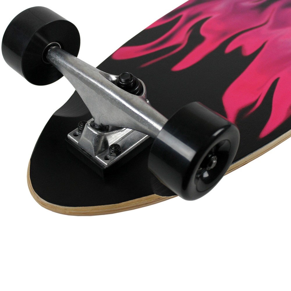 Krown Longboard Complete Pintail Purple Flame 9" x 43"