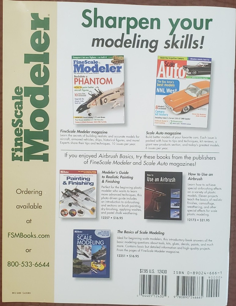 Fine Scale Modeler Airbrushing Basics Book