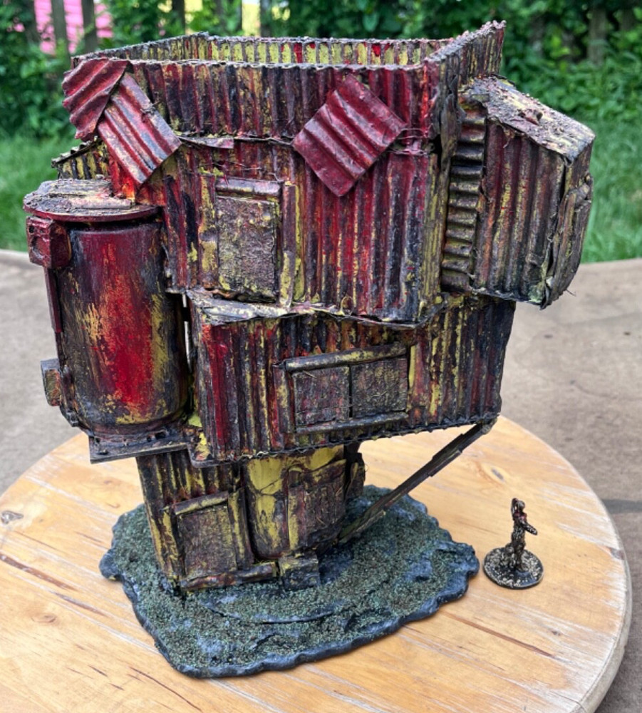 Sci-Fi Terrain pieces .14 – Tabletop Gaming scratch built.