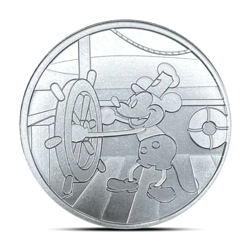 1 oz Steamboat Willie Silver Round