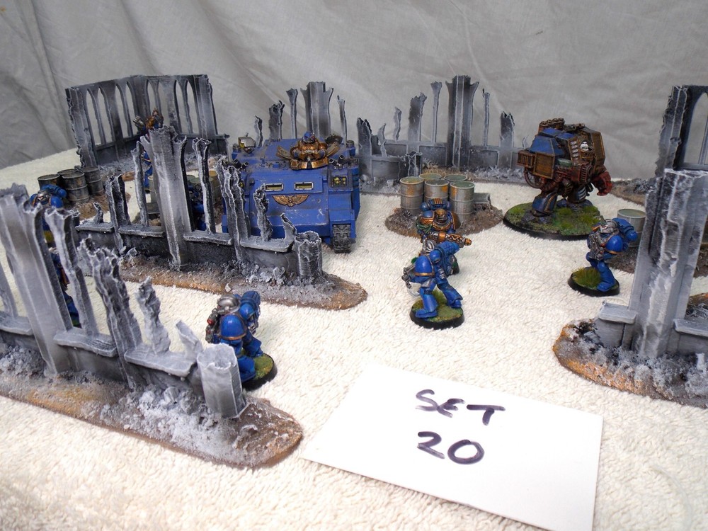 WARGAMING TERRAIN PAINTED ADVANCE ORDERS BUNDLE SET OF 12 PIECES