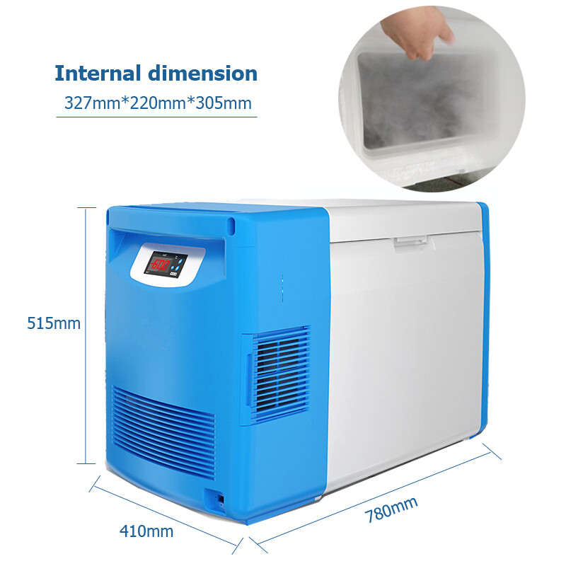 -86°C Portable Ultra Low Temperature Refrigerator Lab Freezer Mini Fridge 20L