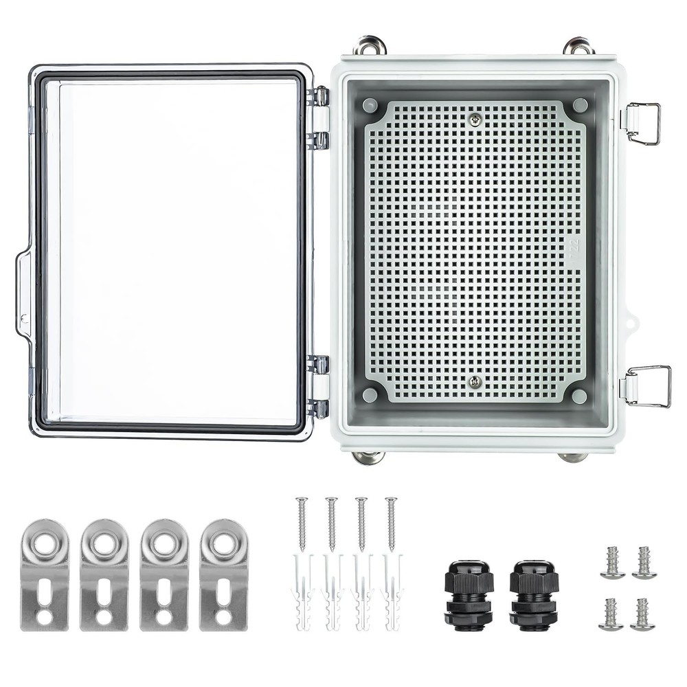 Waterproof Electrical Junction Box IP67 Clear ABS Plastic Enclosure Boxes New