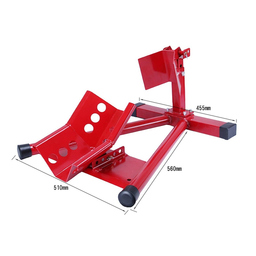 Motorcycle Front Tire Chock Sturdy Stable Professional Premium Easy to Install