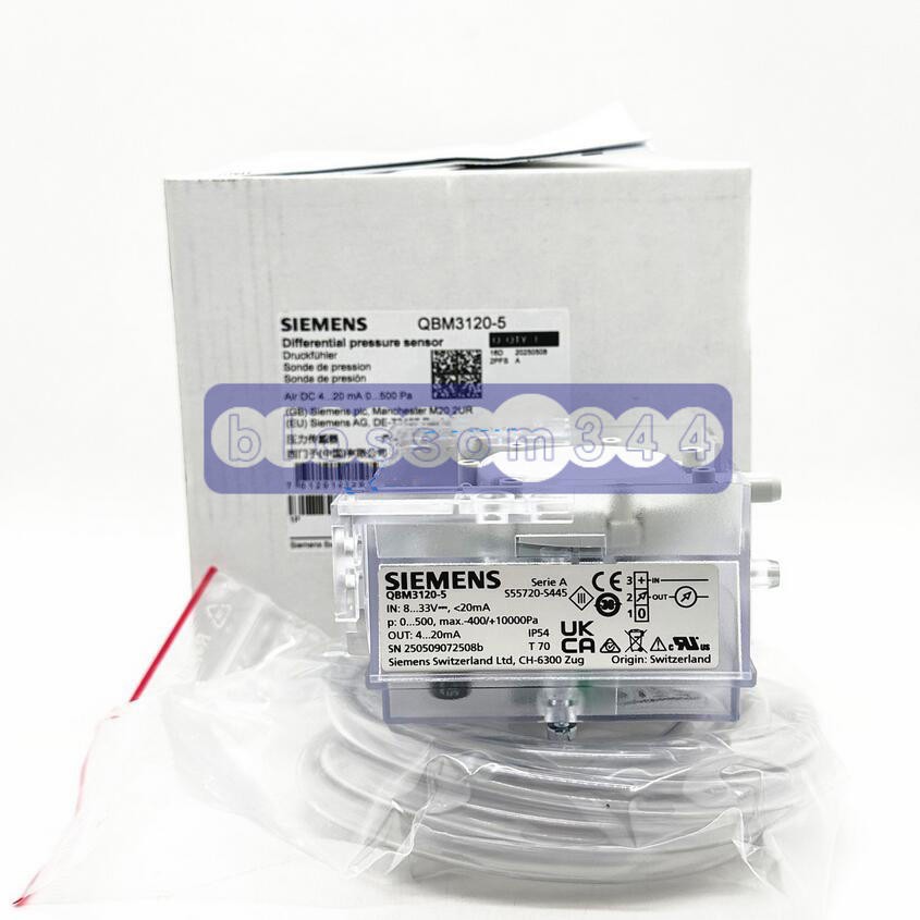 ONE Siemens QBM3120-5 difference pressure sensor New