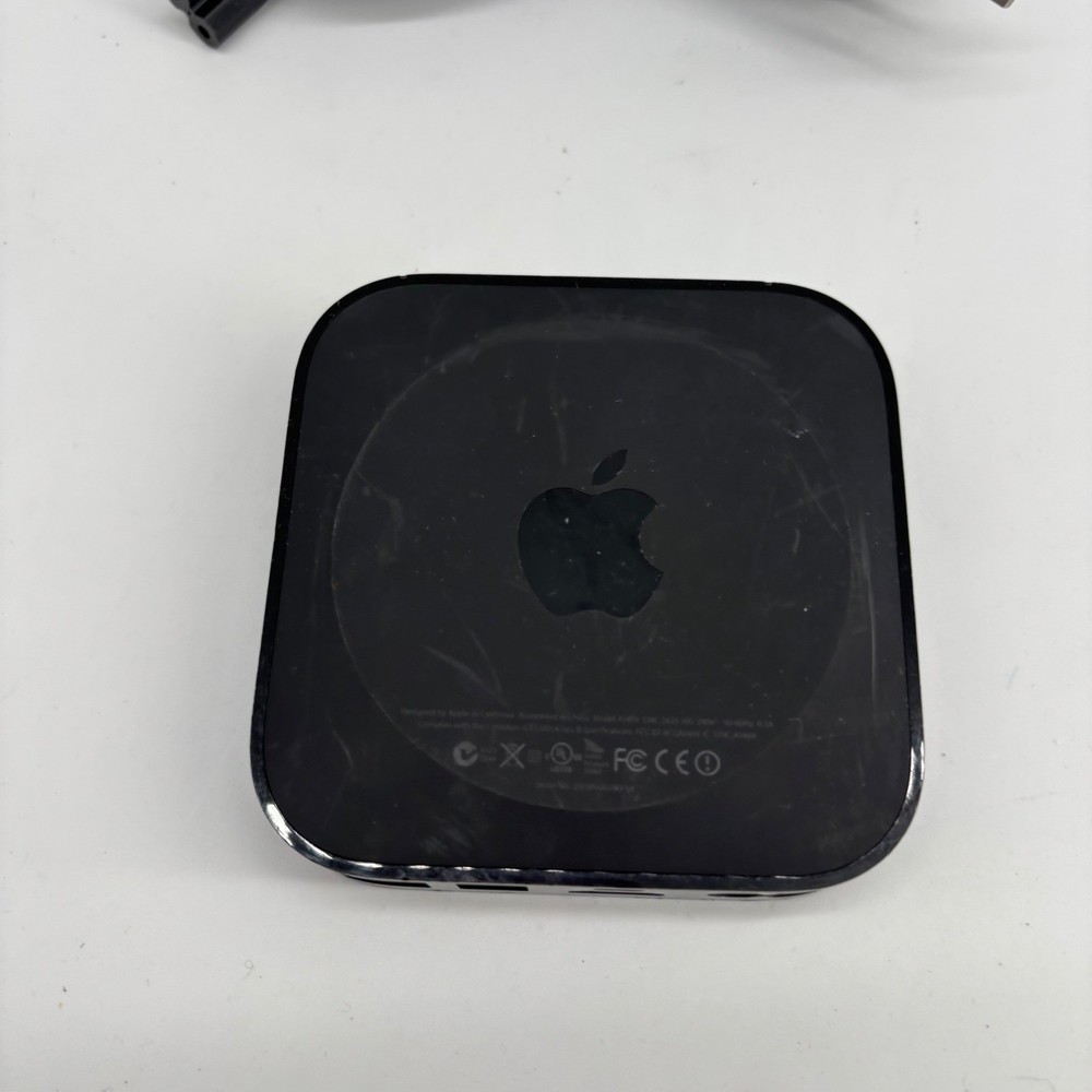 Apple TV 3rd Generation A1469 Black HD Media Streamer & Power Cable untested