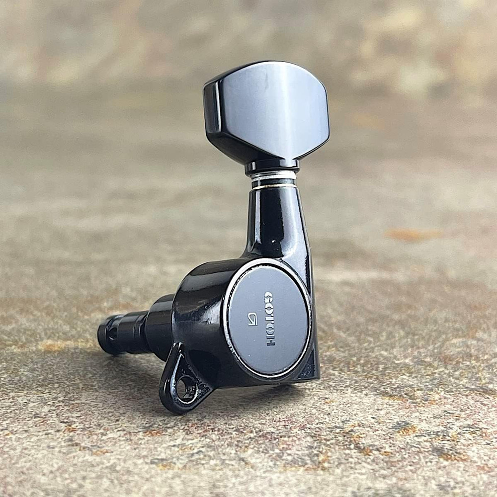 Gotoh Locking Tuners - Schaller Type - Black (3 per side) SG381-MG
