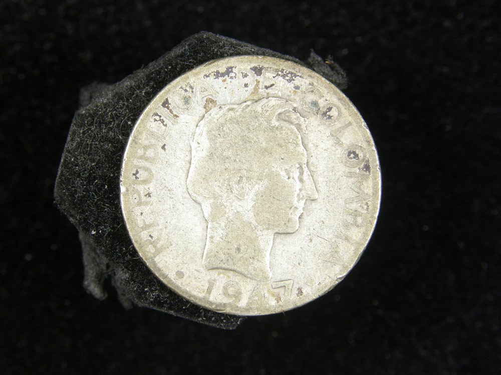 1967 Columbia 20 Centavos General Santander