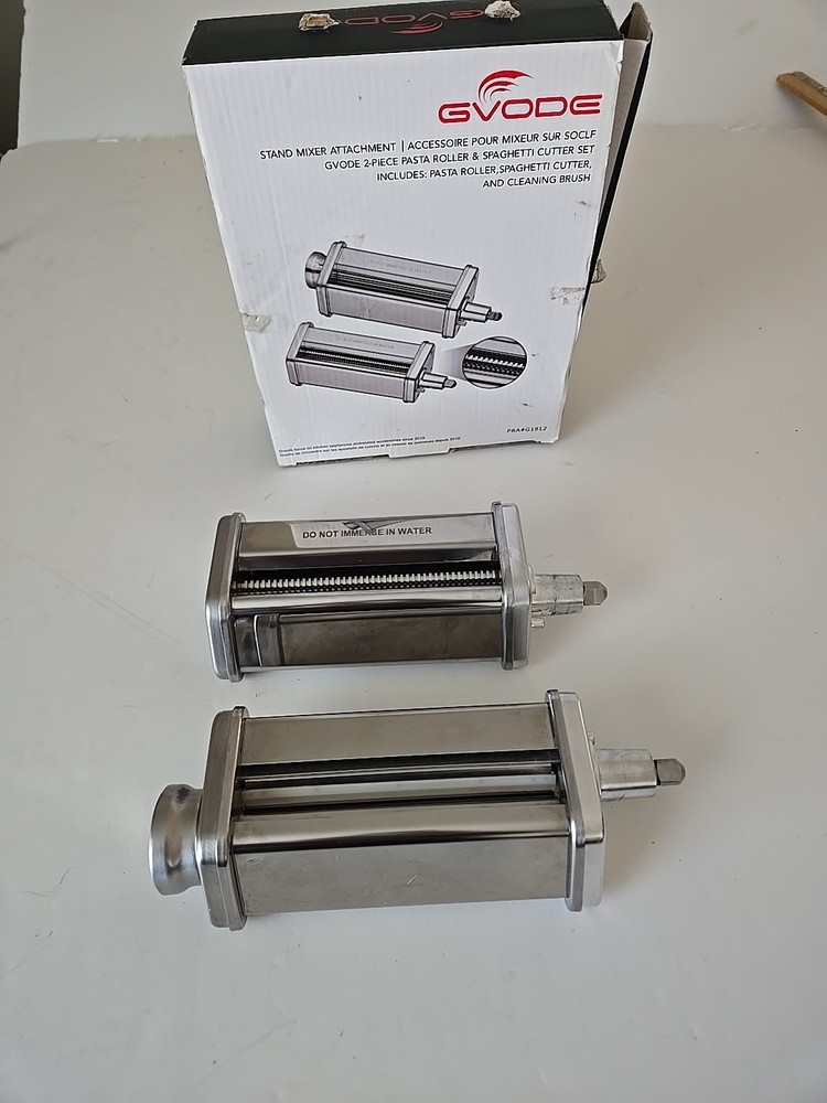 Gvode Stand Mixer Attachment 2 Piece Pasta Roller And Cutter