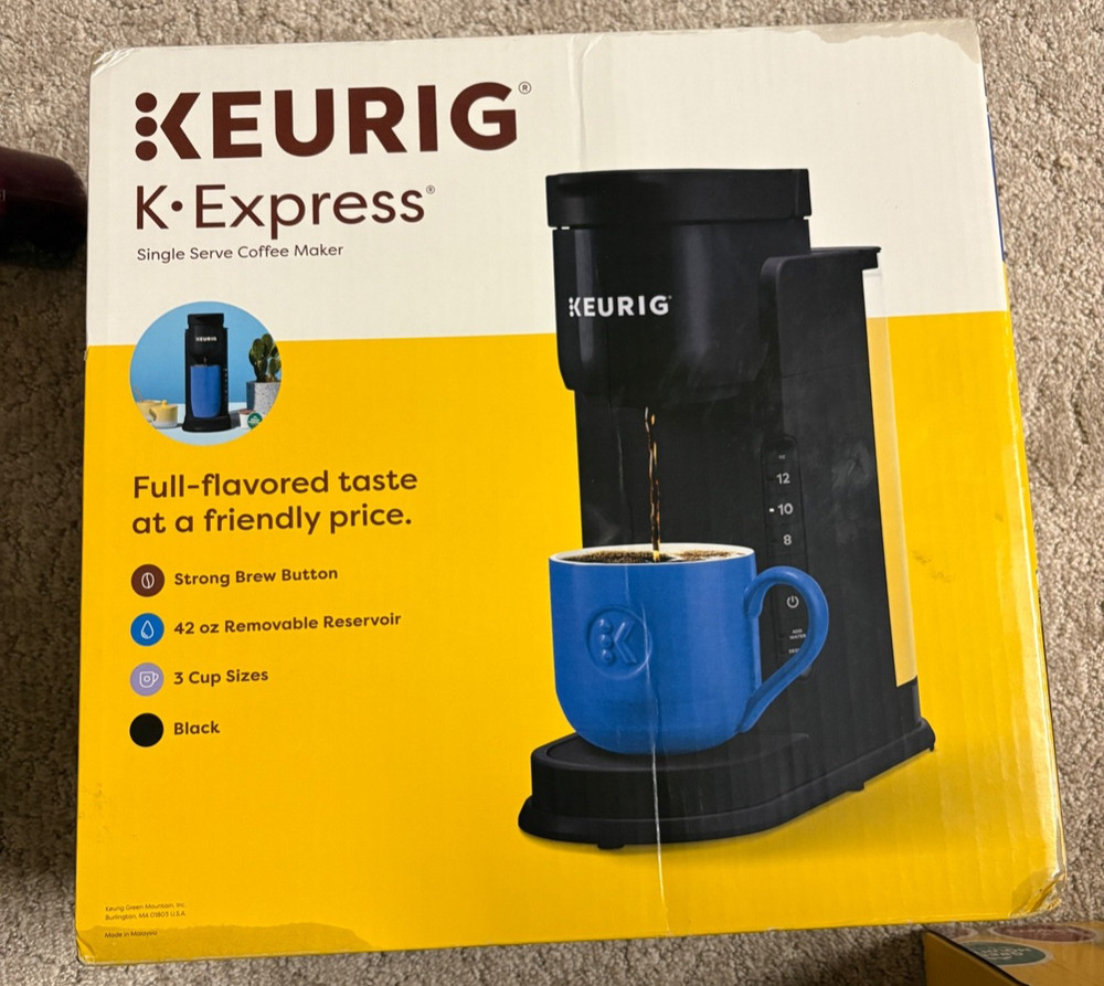 Keurig K-Express Single Serve K-Cup Pod Coffee Maker - Black