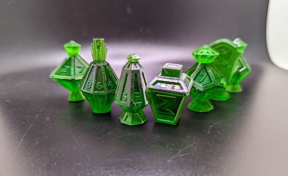Emerald Potion Potion Dice Rapturous Dice TTRPG Gift Game Master Gift Nerd