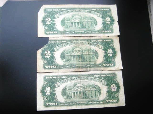 (3) $2 1953 UNITED STATES NOTE