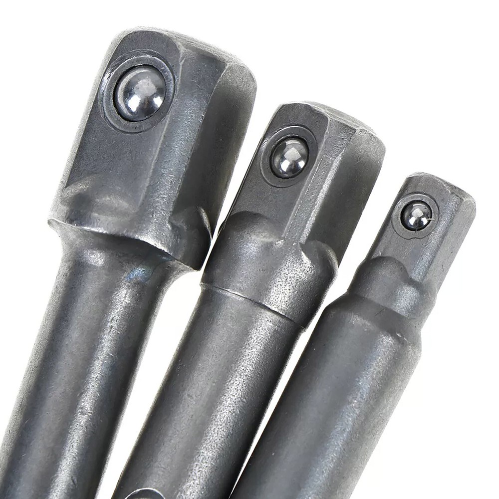 5pcs SDS Plus 1/4 Hex Socket Driver Hammer Drill Bit Adaptor Accessories Kit