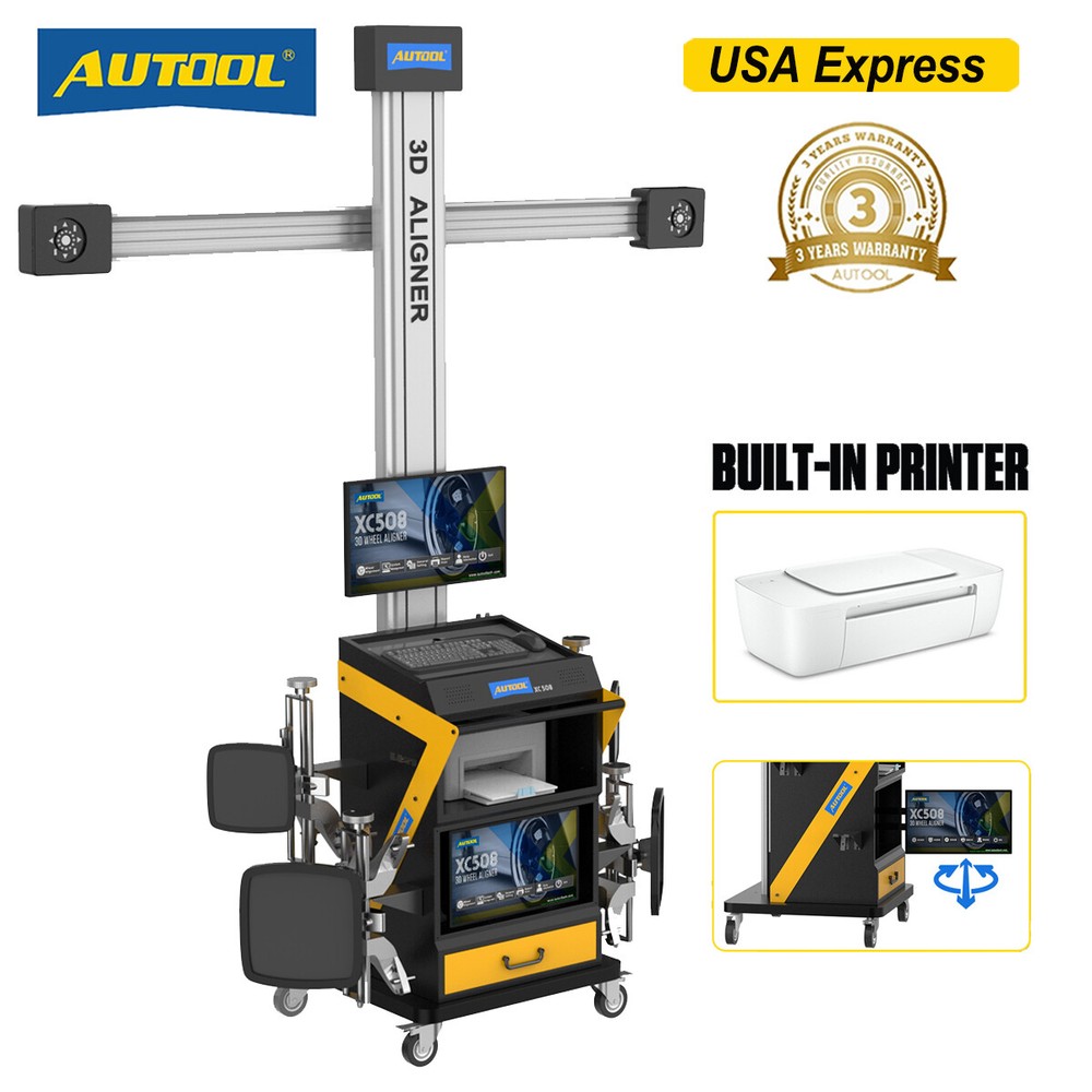 AUTOOL 3D Wheel Alignment Machine Fully Automatic Tracking Tire Aligner System