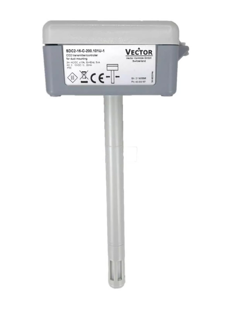 1pcs Vector SDC2-16-C-200.101U-1 Duct CO2 Sensor Transmitter