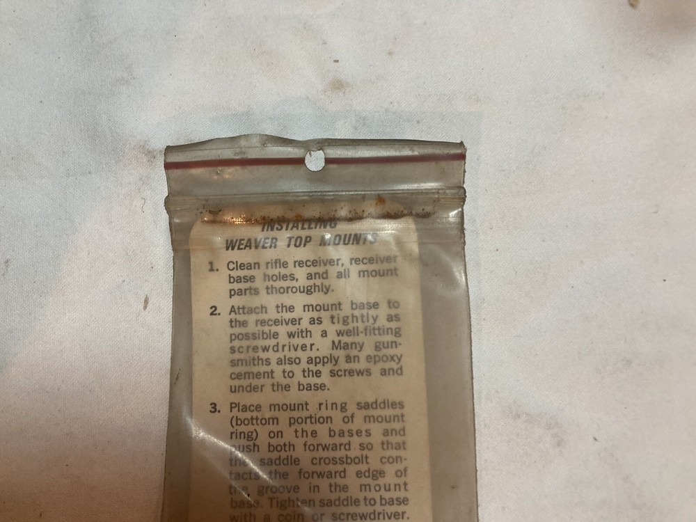 Weaver Top Mount Base #32 48032