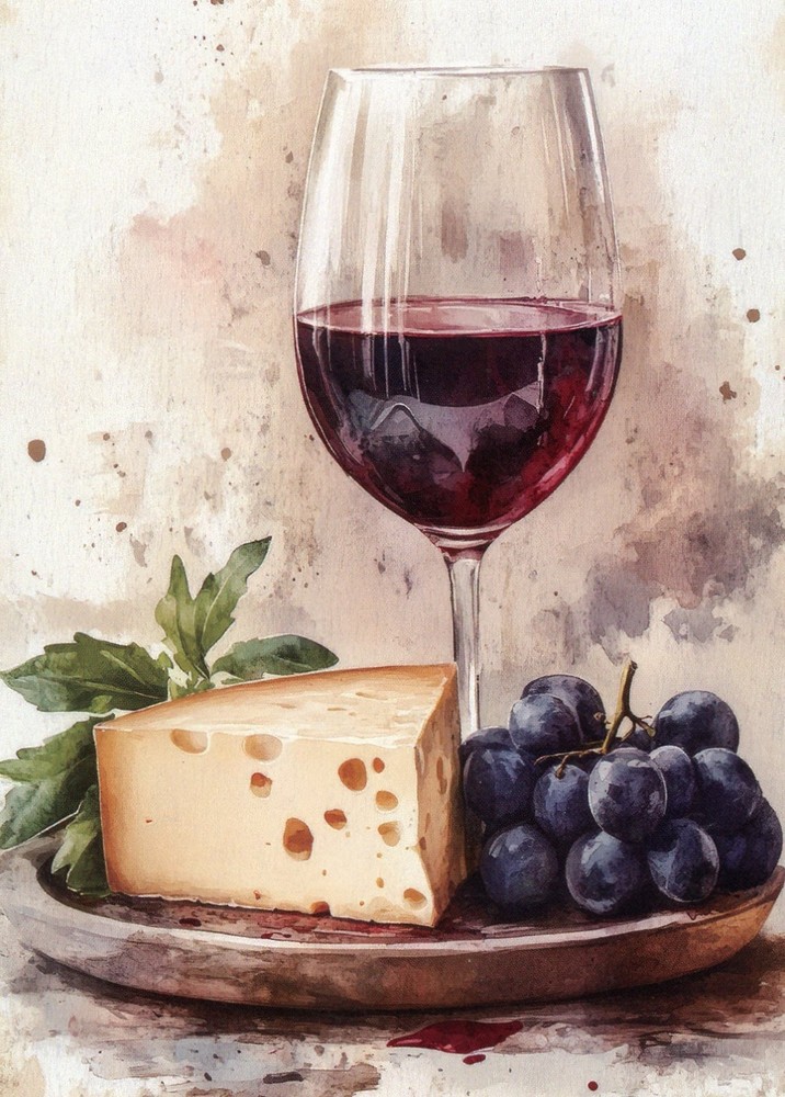 Vintage Winery Handmade Glossy Blank Notecards (10) #0077