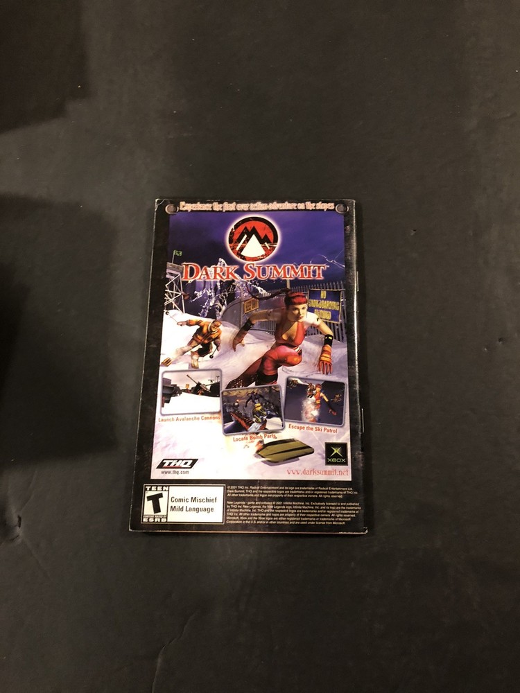 New legends Xbox Manual Only