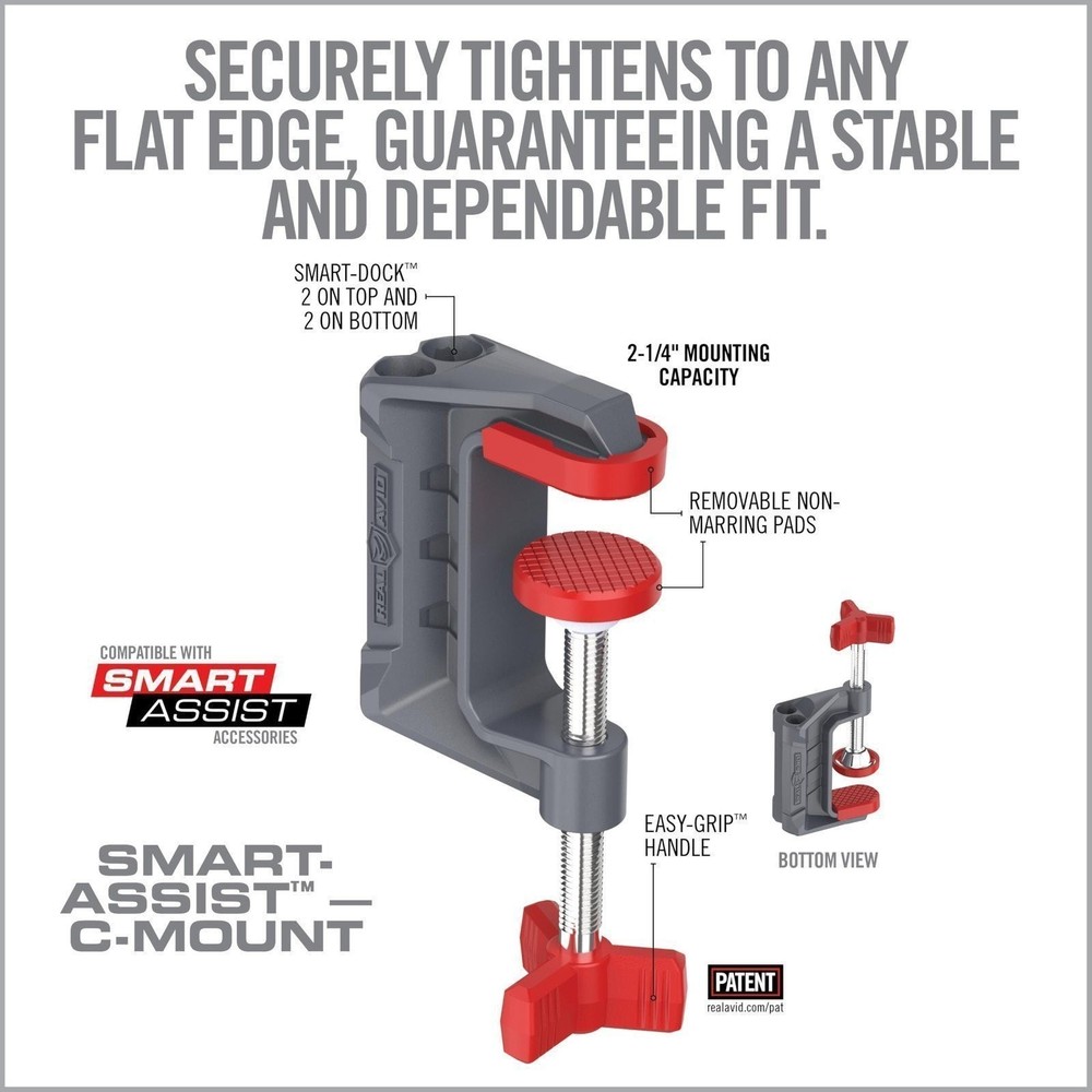 Real Avid Smart Assist Mounts - C-Mount, Magnetic Mount or Surface Mount for...