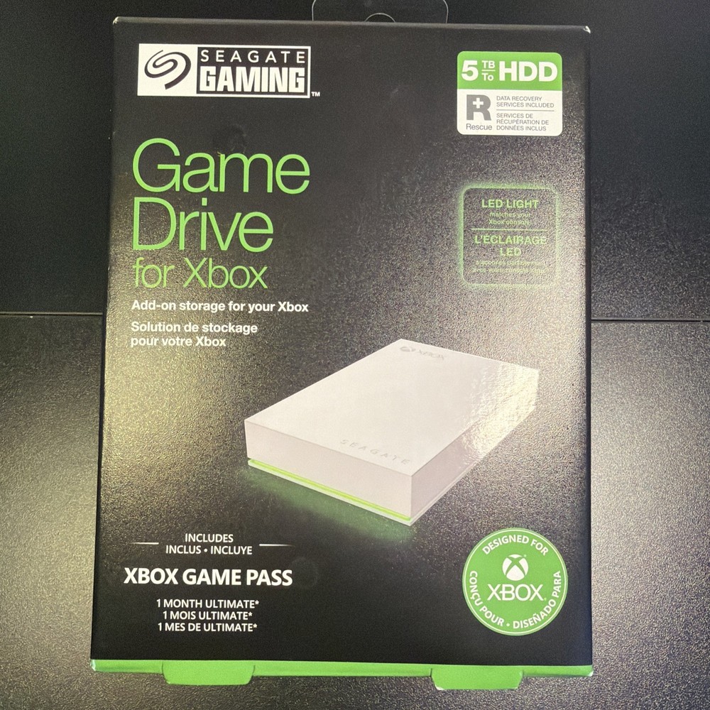 SeaGate External Gaming Hard Drive for Xbox 5tb