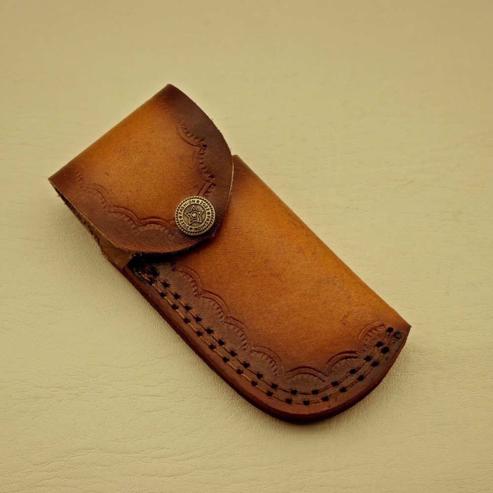 CLASSICAL CUSTOM HANDMADE DAMASCUS BLADE FOLDING POCKET KNIFE (Silver Engrave)