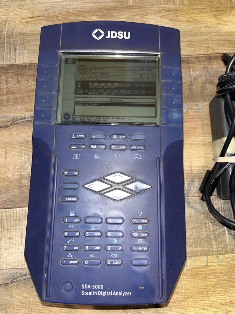 JDSu SDA-5000 SDA5000 Stealth Meter W/ Reverse Sweep