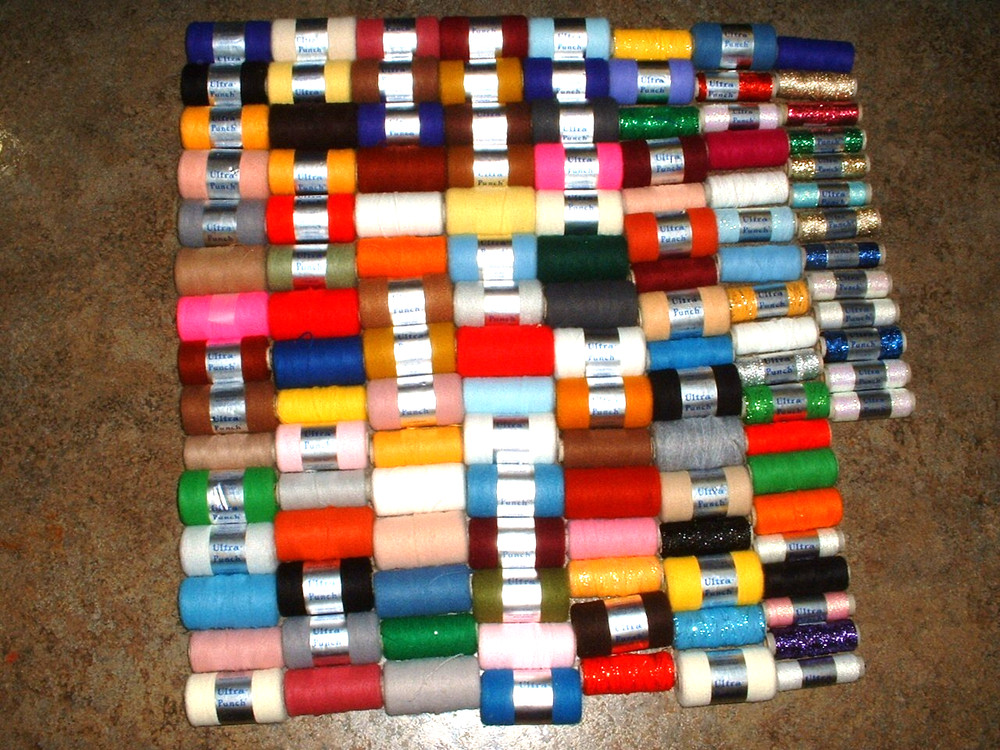 Large Lot ULTRA-PUNCH Needle Punch Set Tools, Fabric, Thread, Patterns